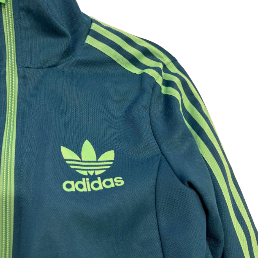 adidas アディダス トラックジャケット ファイヤーバード ディープグリーン M