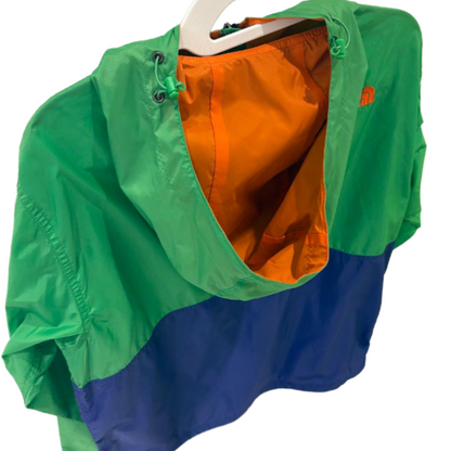 THE NORTH FACE Nylon Jacket Green x Navy x Orange M
