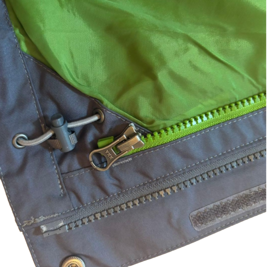 THE NORTH FACE DRYVENT Green x Gray Mountain Parka XL (US L)