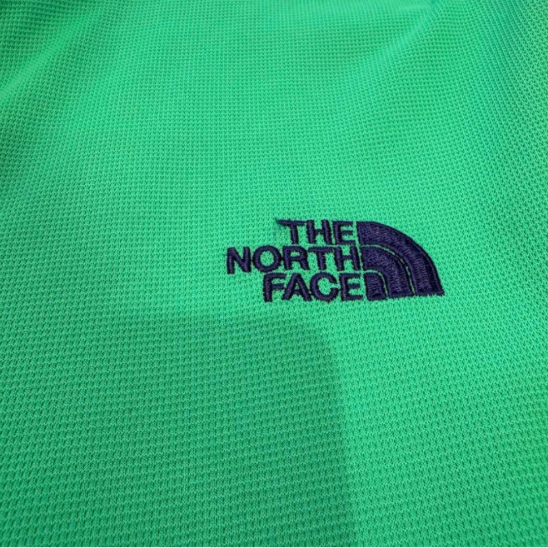 THE NORTH FACE ノースフェイス ハーフジップTシャツ グリーン XL