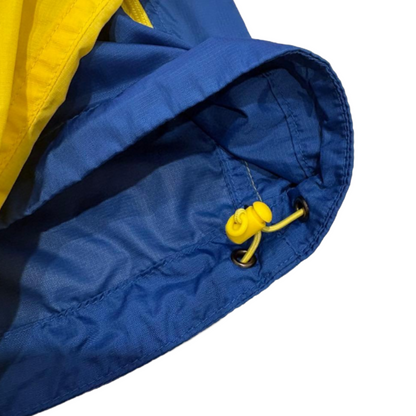 THE NORTH FACE マウンテンパーカー イエロー × ブルー S