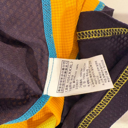 THE NORTH FACE ノースフェイス ハーフジップ イエロー×オレンジ M-Lサイズ相当