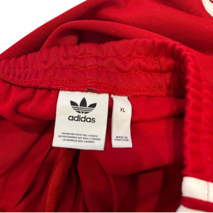 adidas アディダス トラックパンツ ジョガーパンツ レッド XL