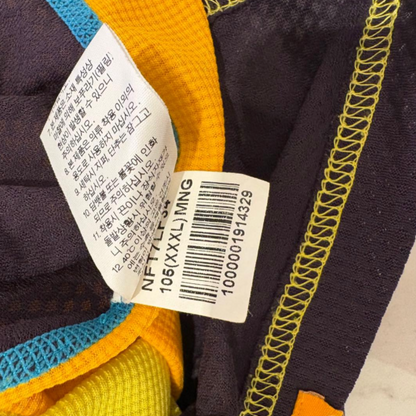 THE NORTH FACE ノースフェイス ハーフジップ イエロー×オレンジ M-Lサイズ相当