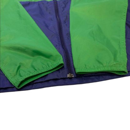 THE NORTH FACE Nylon Jacket Green x Navy x Orange M