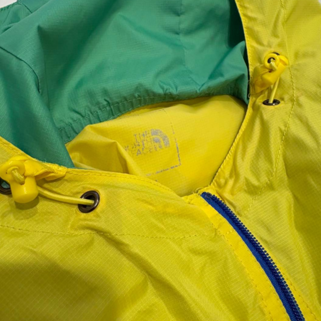 THE NORTH FACE マウンテンパーカー イエロー × ブルー S
