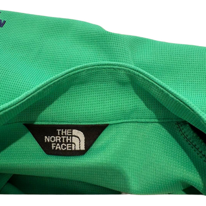 THE NORTH FACE ノースフェイス ハーフジップTシャツ グリーン XL