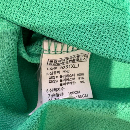 THE NORTH FACE ノースフェイス ハーフジップTシャツ グリーン XL