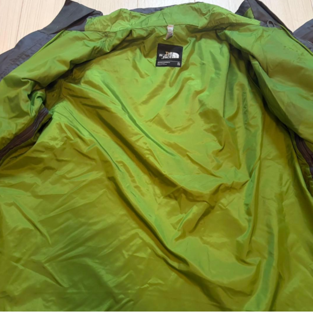 THE NORTH FACE DRYVENT Green x Gray Mountain Parka XL (US L)