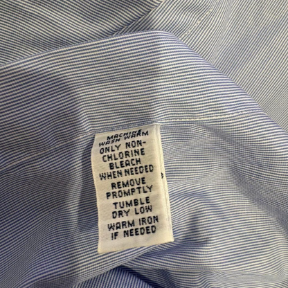 Polo Ralph Lauren 长袖衬衫 90年代复古条纹淡蓝色 XL(LL)