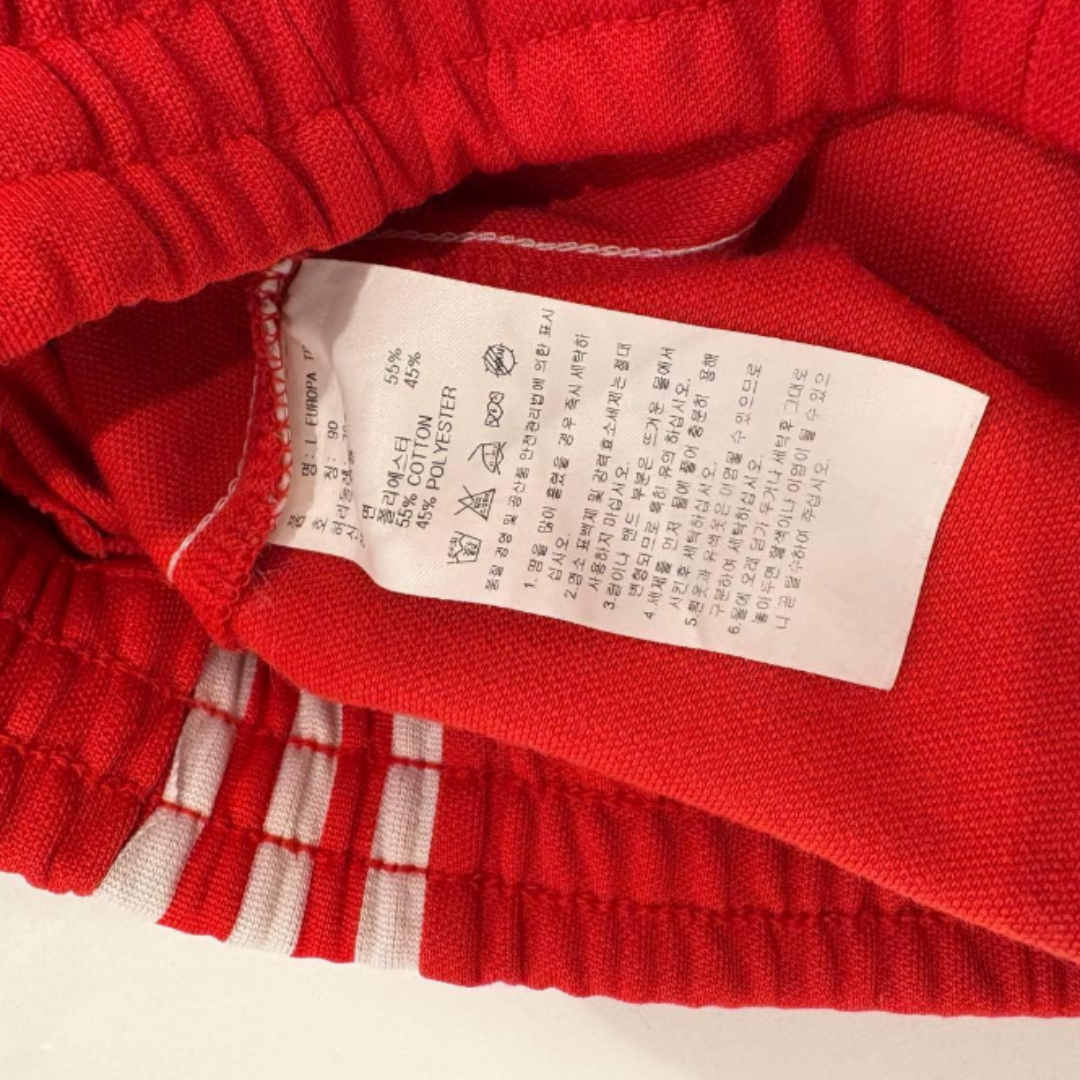 adidas 아디다스 트랙팬츠 파이어버드 레드 S