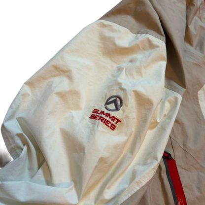 The North Face 巅峰系列透气夹克，白x米色，XL