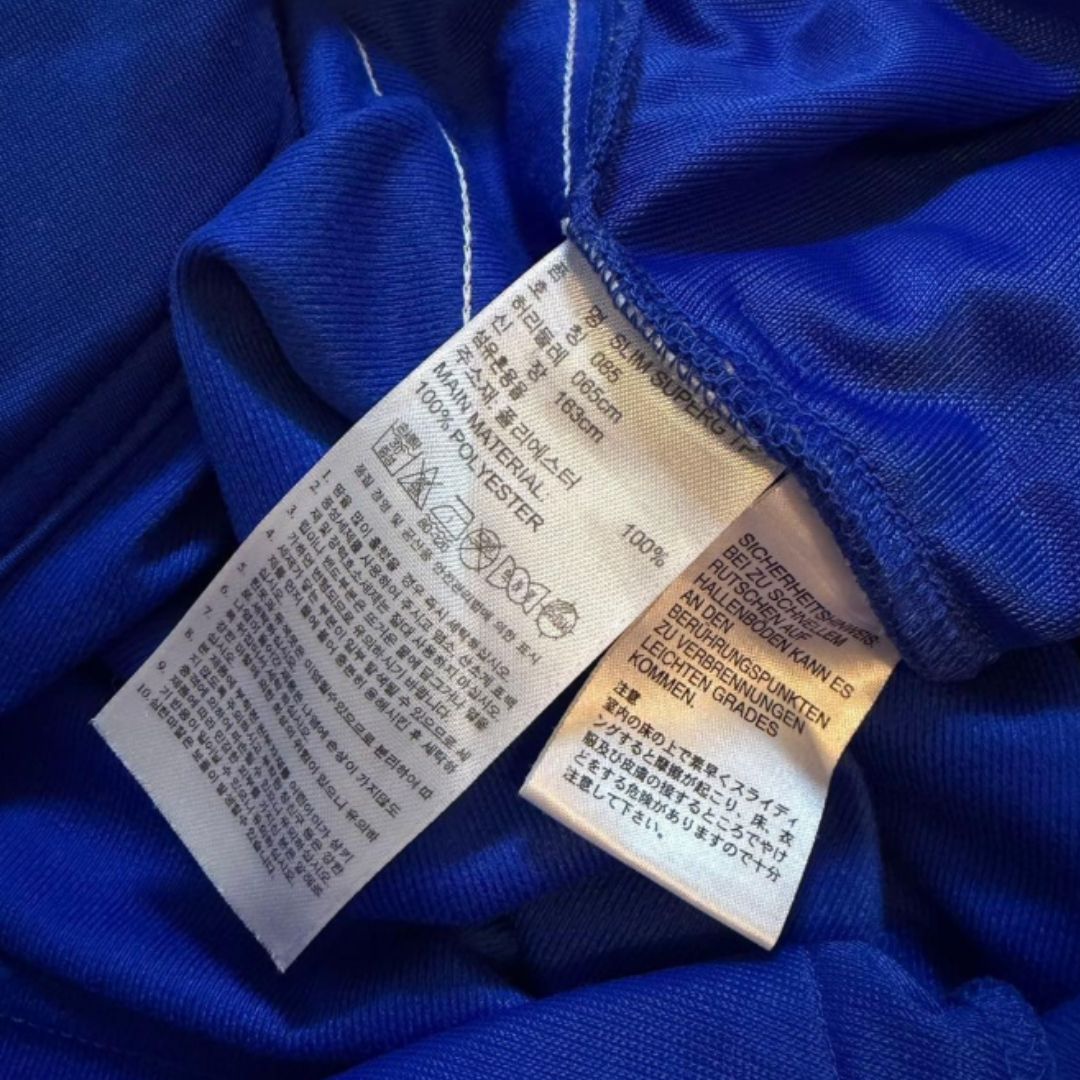 adidas 阿迪达斯 运动长裤 修身款 Super Star 系列 蓝色 XS