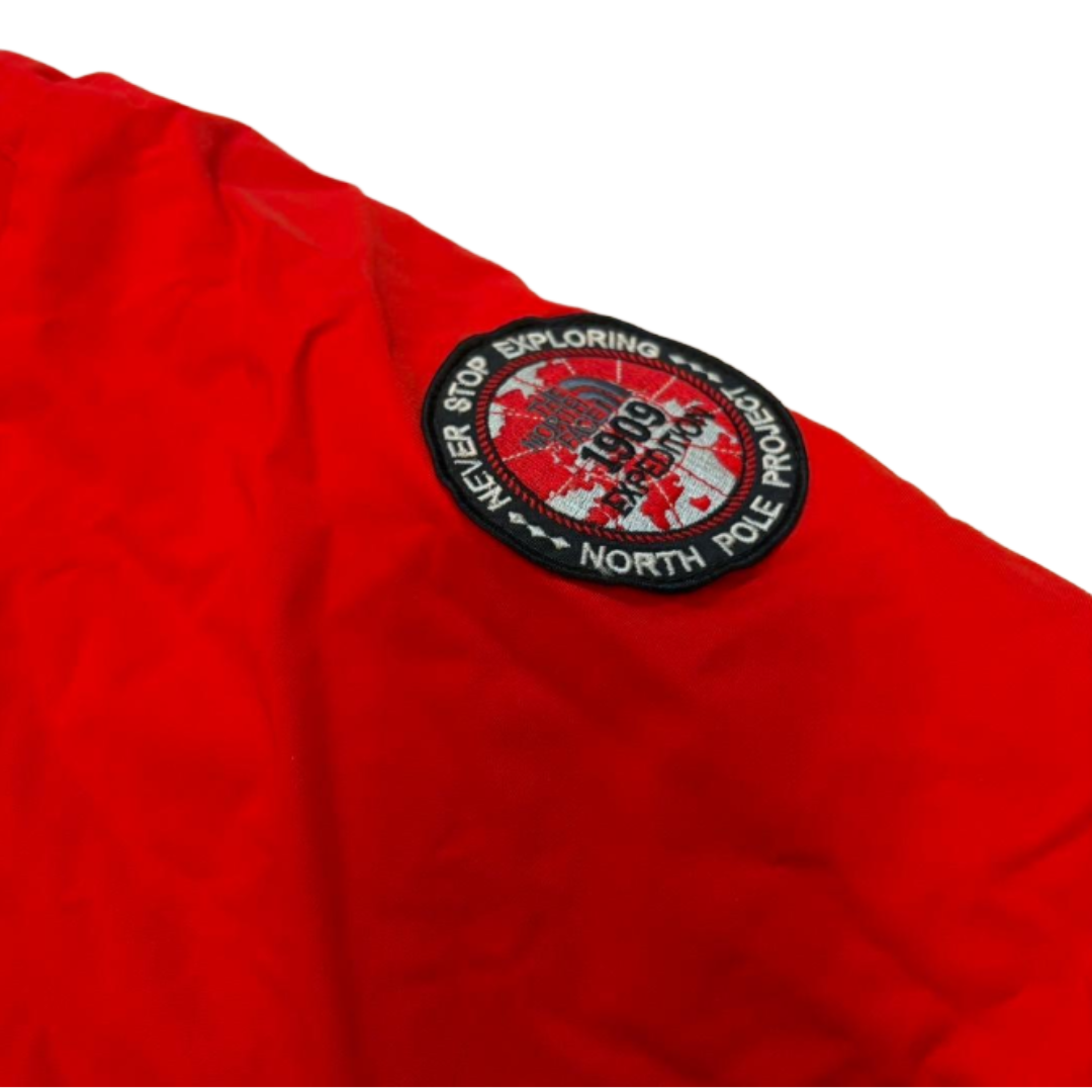 THE NORTH FACE Long Down Coat Down Parka Red M