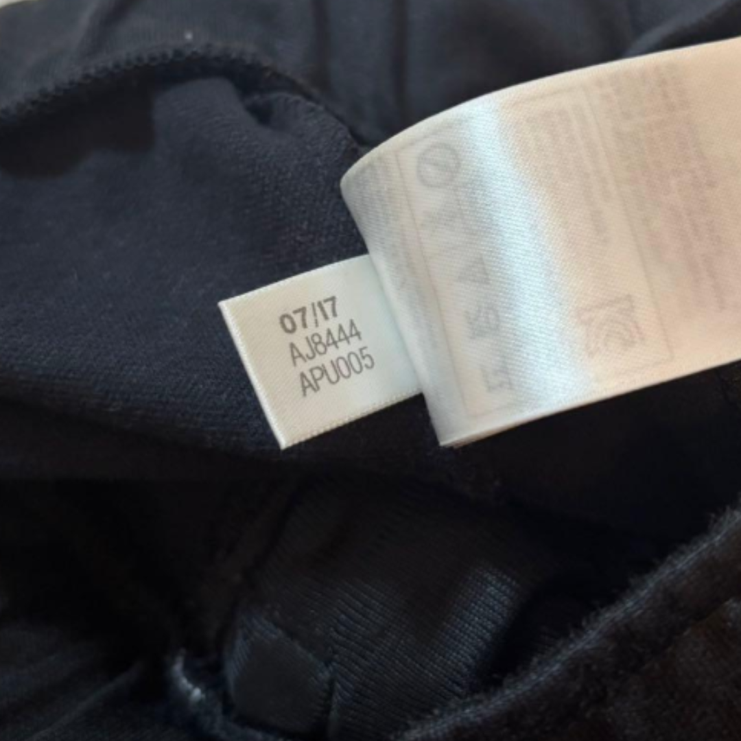 adidas Track Pants Jersey European Model Black M