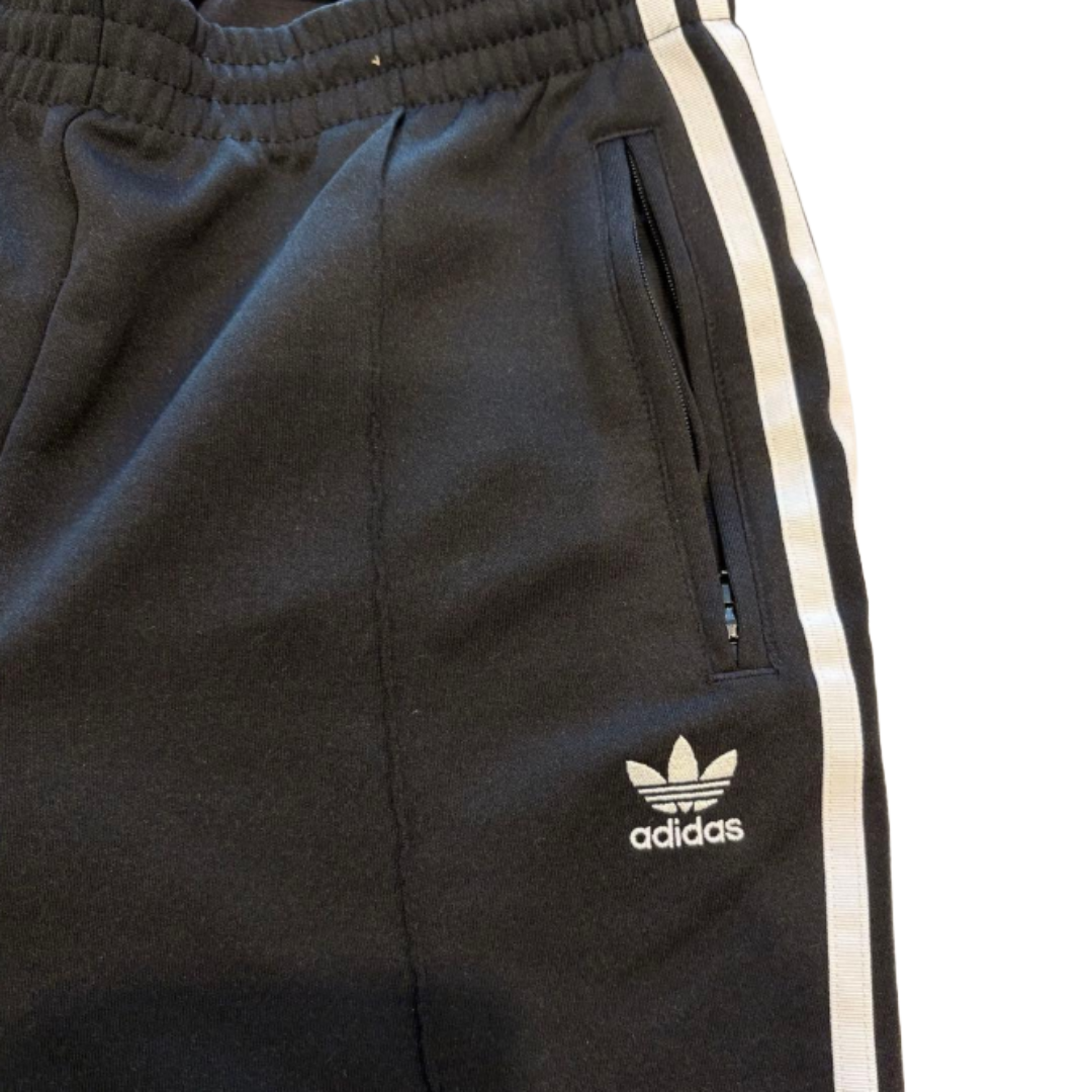 adidas 아디다스 트랙팬츠 저지 트레포일 자수 슬림 블랙 L