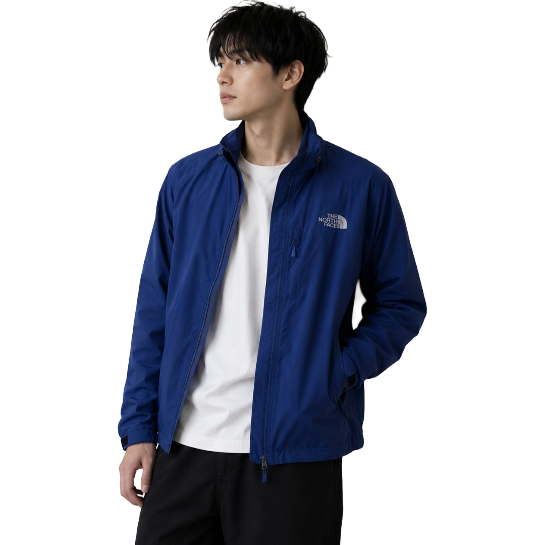 ノースフェイス WINDSTOPPER ナイロンジャケット ネイビー 100 L