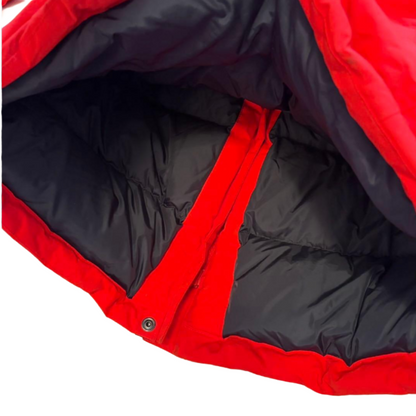 THE NORTH FACE Long Down Coat Down Parka Red M