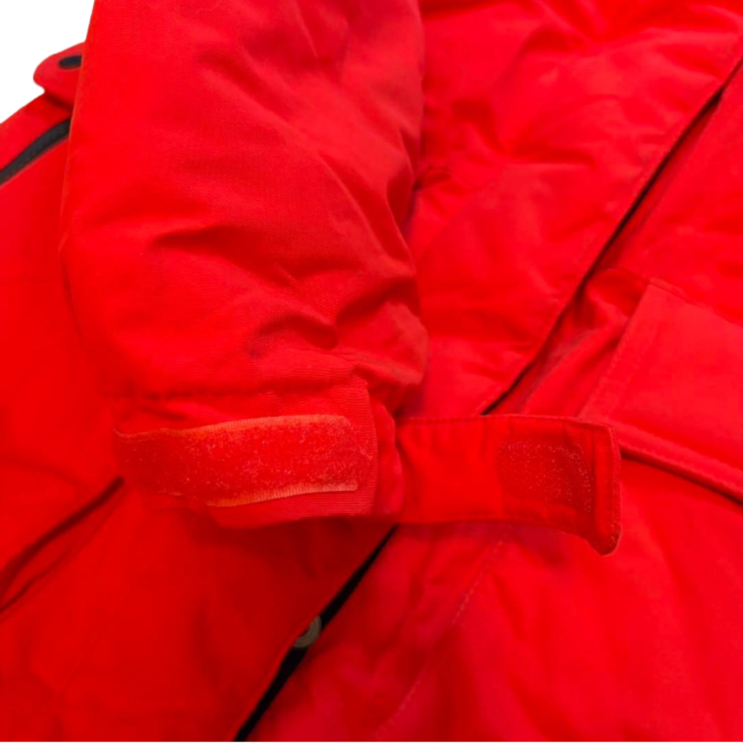 THE NORTH FACE Long Down Coat Down Parka Red M