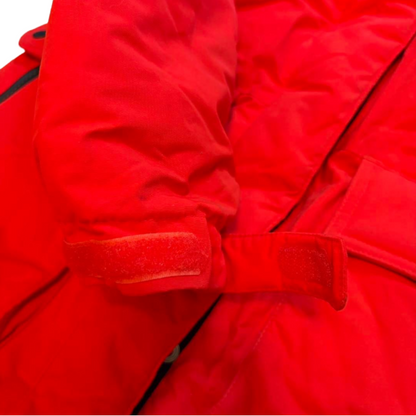 THE NORTH FACE Long Down Coat Down Parka Red M