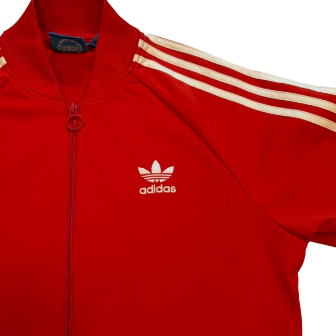 adidas 阿迪达斯 运动夹克 Superstar 运动上衣 红色 S