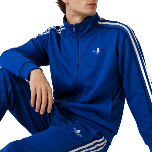 adidas Track Jacket Jersey Firebird Blue M