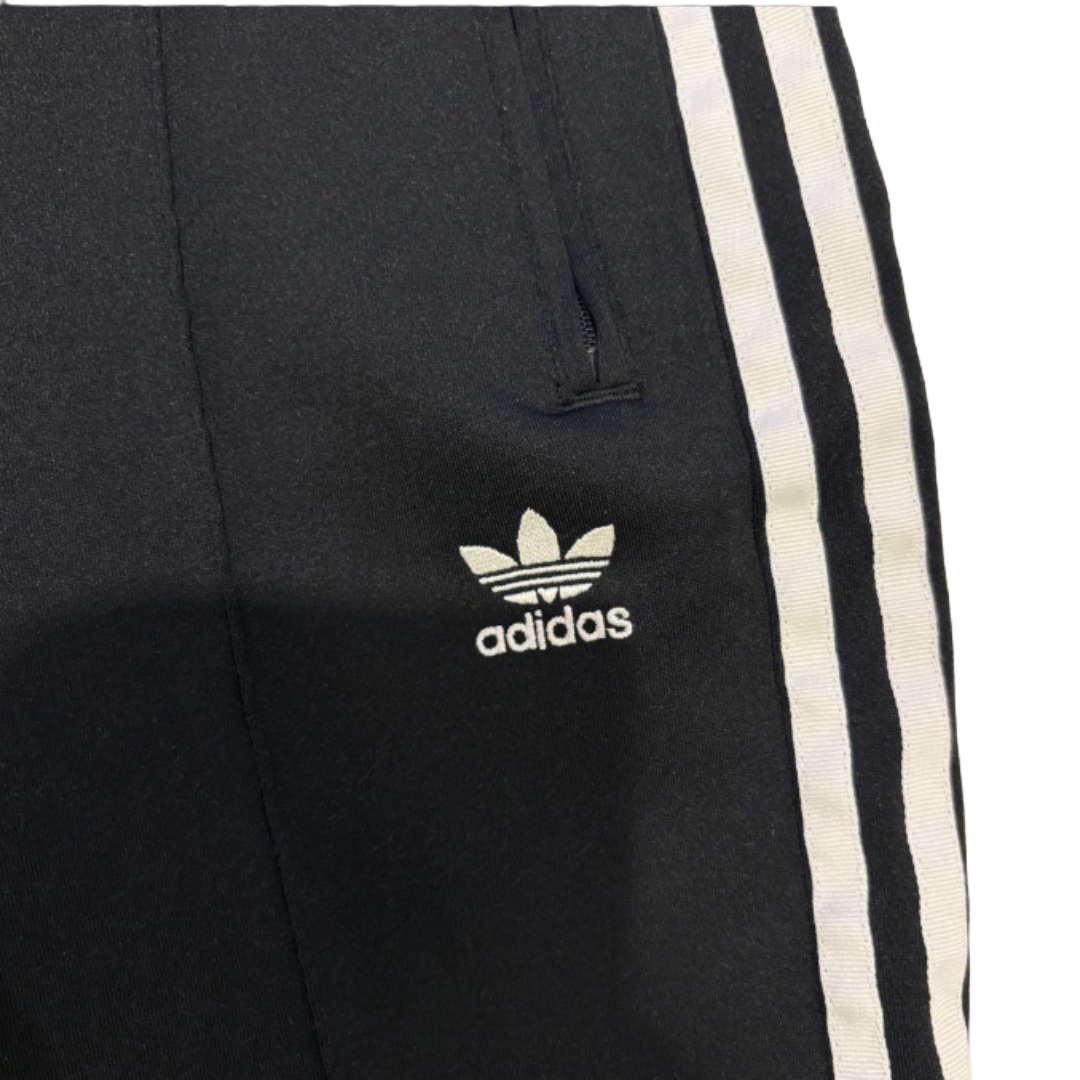 adidas アディダス トラックパンツ ジャージ スリムタイプ 黒 S
