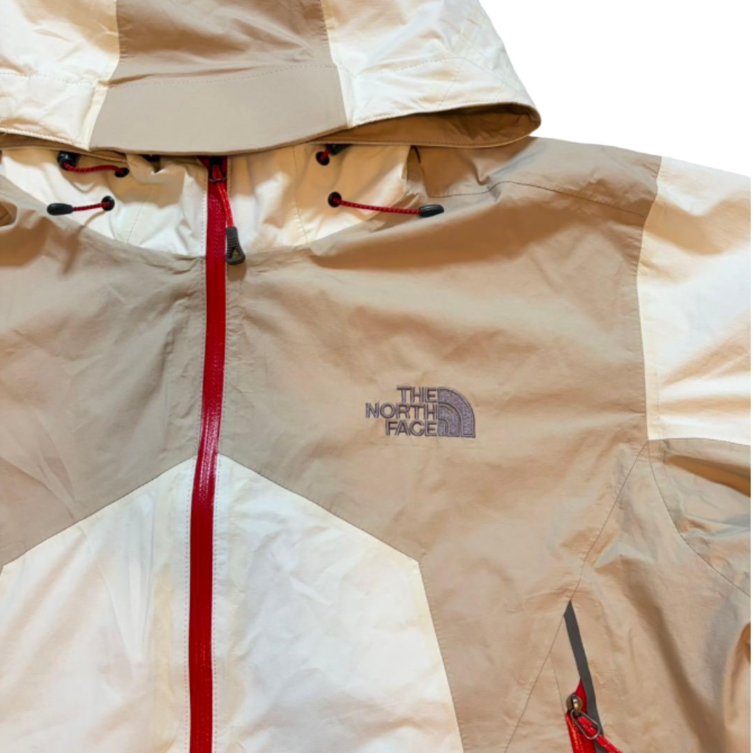 The North Face 巅峰系列透气夹克，白x米色，XL