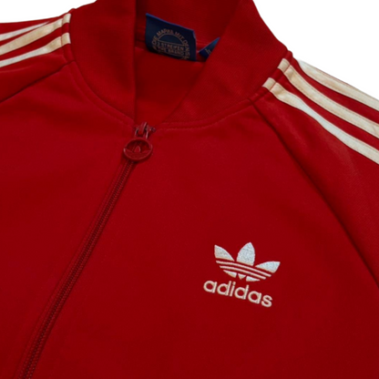 adidas 阿迪达斯 运动夹克 Superstar 运动上衣 红色 S
