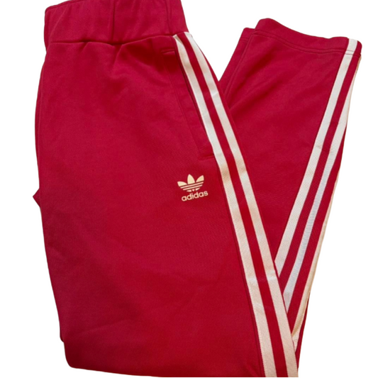 adidas Track Pants, Jersey, European Model, Pink, Equivalent to M-L