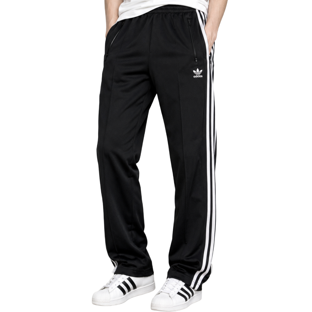 adidas ベッケンバウアー トラックパンツ ジャージ 黒 ブラック XXL