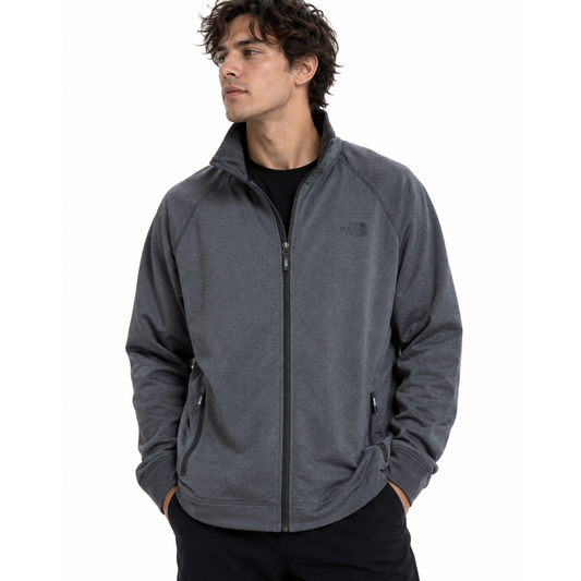 THE NORTH FACE ノースフェイス フルジップトラックジャケット 濃いグレー XL