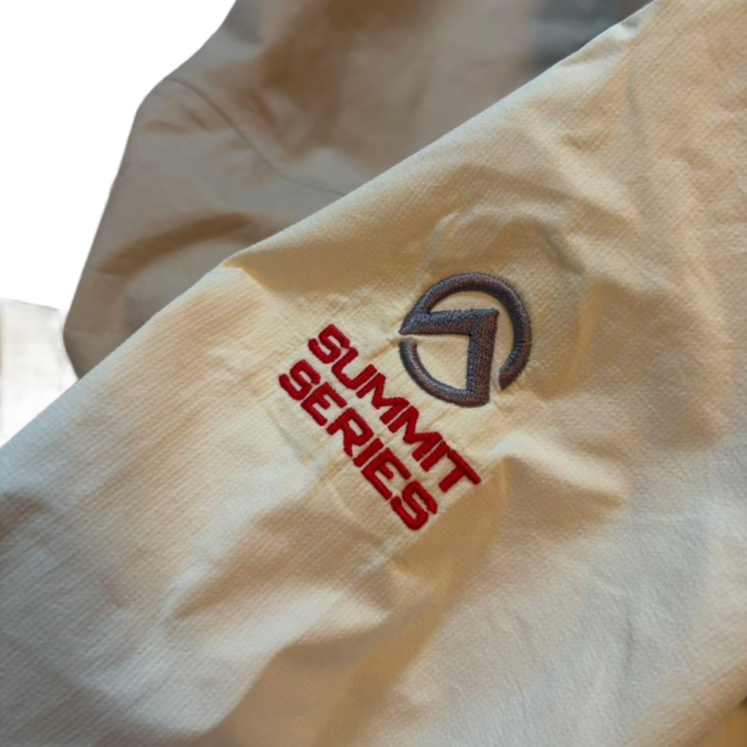 The North Face 巅峰系列透气夹克，白x米色，XL