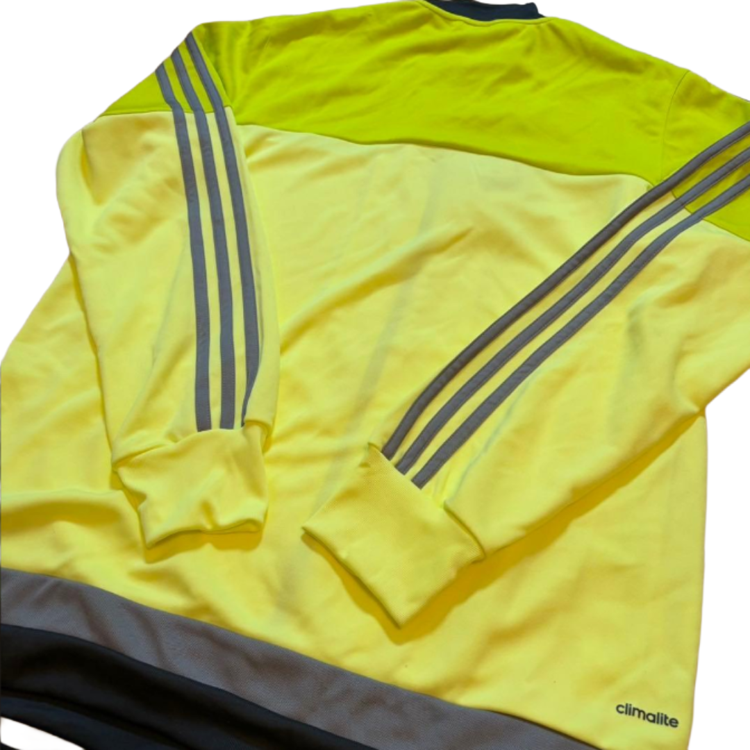 新品 adidas アディダス トラックジャケット ネオンイエロー ジャージ L