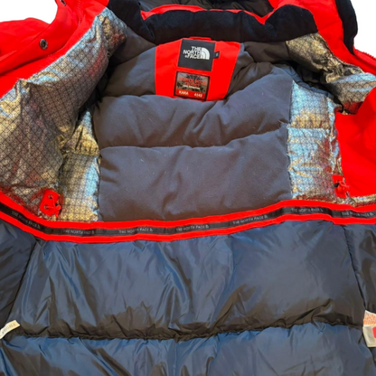 THE NORTH FACE Long Down Coat Down Parka Red M