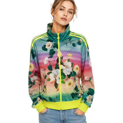 adidas アディダス ジャージ 2010年代半 ボタニカルシリーズ トラックジャケット M
