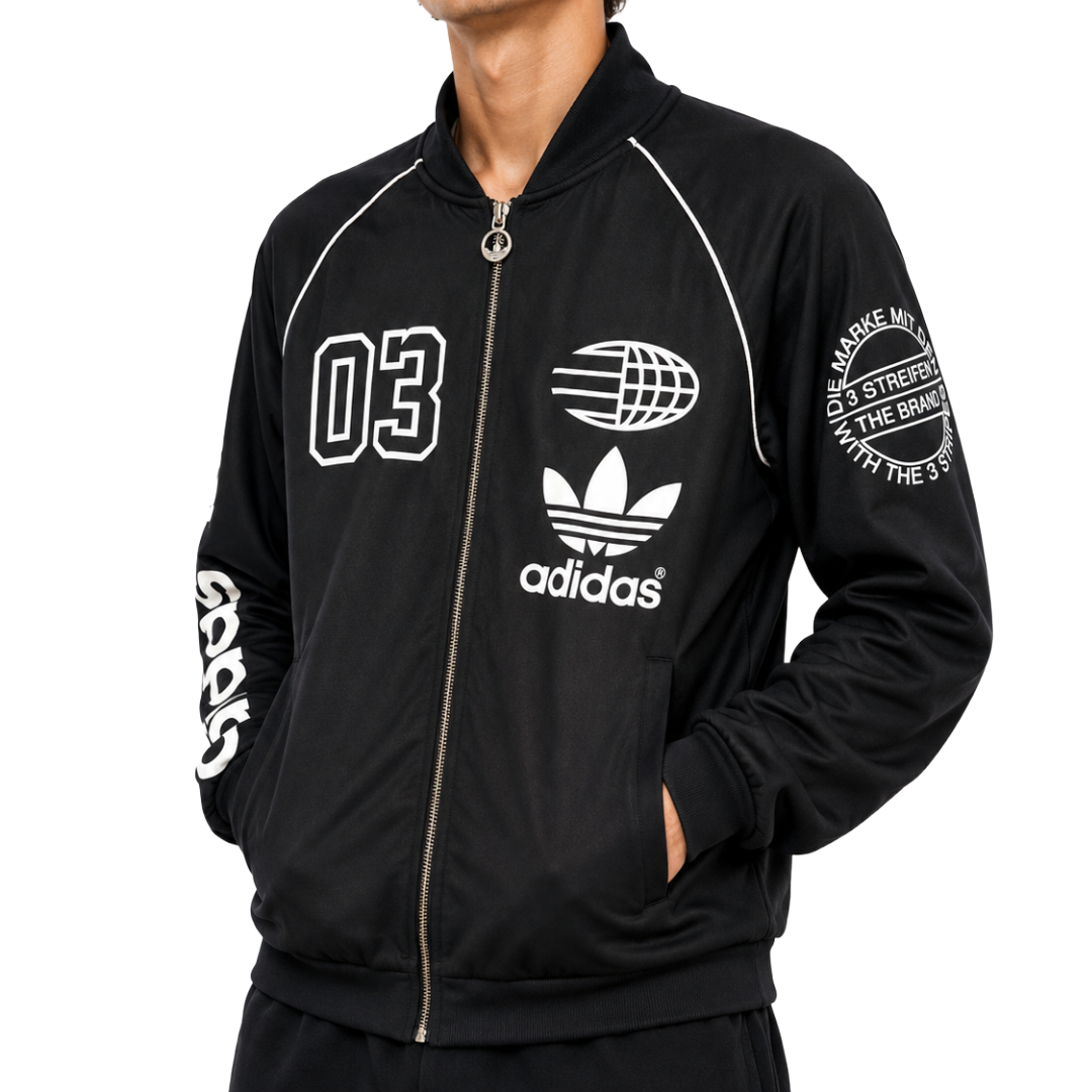 adidas アディダス ジャージ トラックジャケット ブラック M