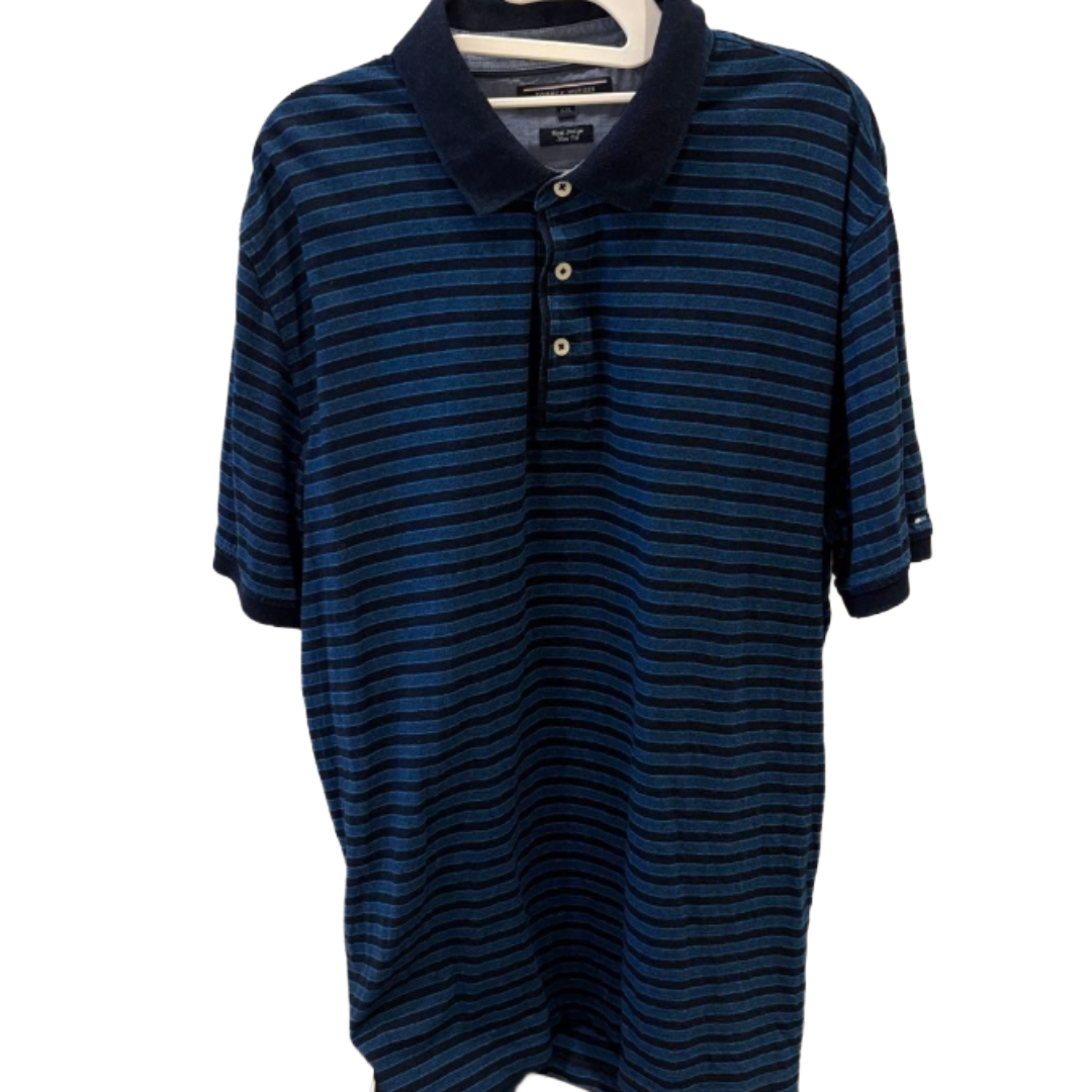 Tommy Hilfiger T-shirt Navy Stripe 2XL