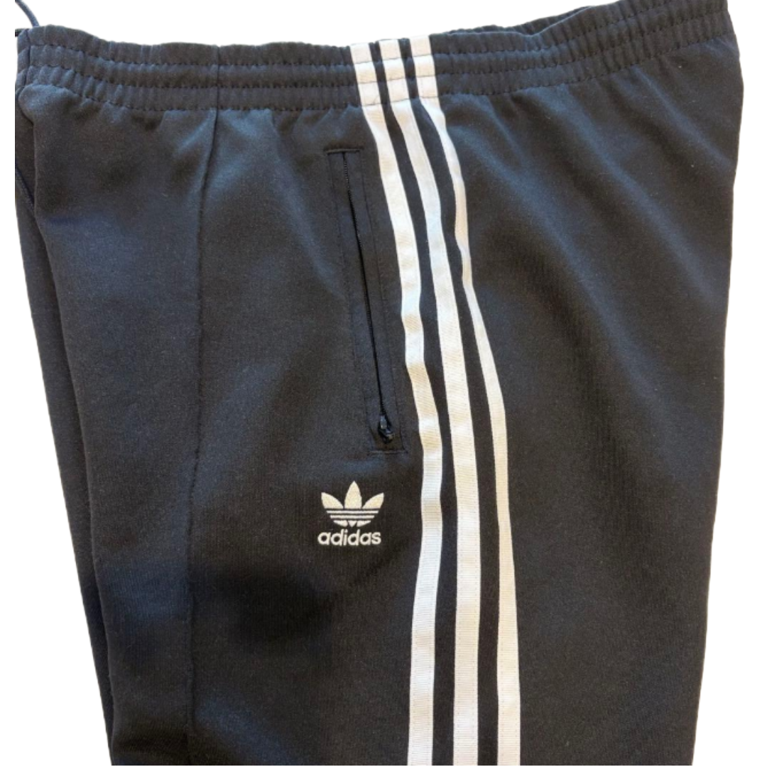 adidas 아디다스 트랙팬츠 저지 트레포일 자수 슬림 블랙 L