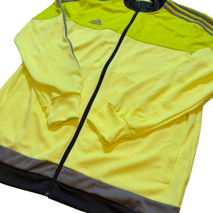 新品 adidas アディダス トラックジャケット ネオンイエロー ジャージ L