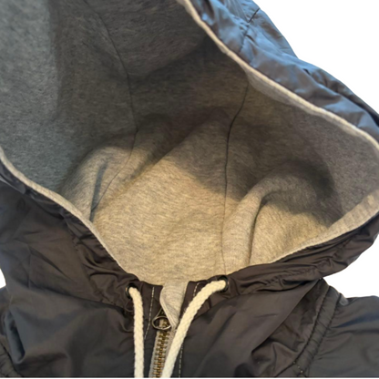 ナイキ NIKE テックフリース ウィンドランナー フルジップパーカー 黒グレー S