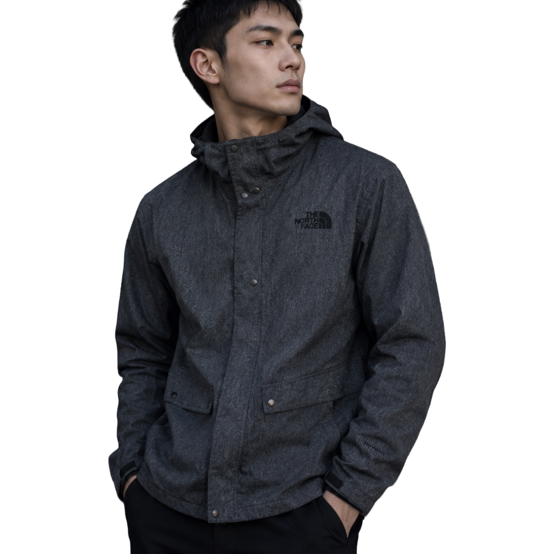 THE NORTH FACE ノースフェイス HYVENT マウンテンパーカー メランジグレー L