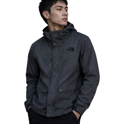 THE NORTH FACE ノースフェイス HYVENT マウンテンパーカー メランジグレー L