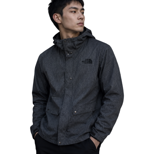 THE NORTH FACE ノースフェイス HYVENT マウンテンパーカー メランジグレー L