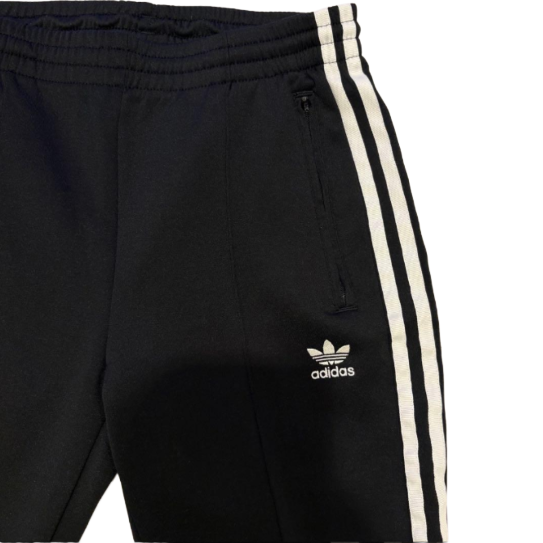 adidas アディダス トラックパンツ ジャージ スリムタイプ 黒 S