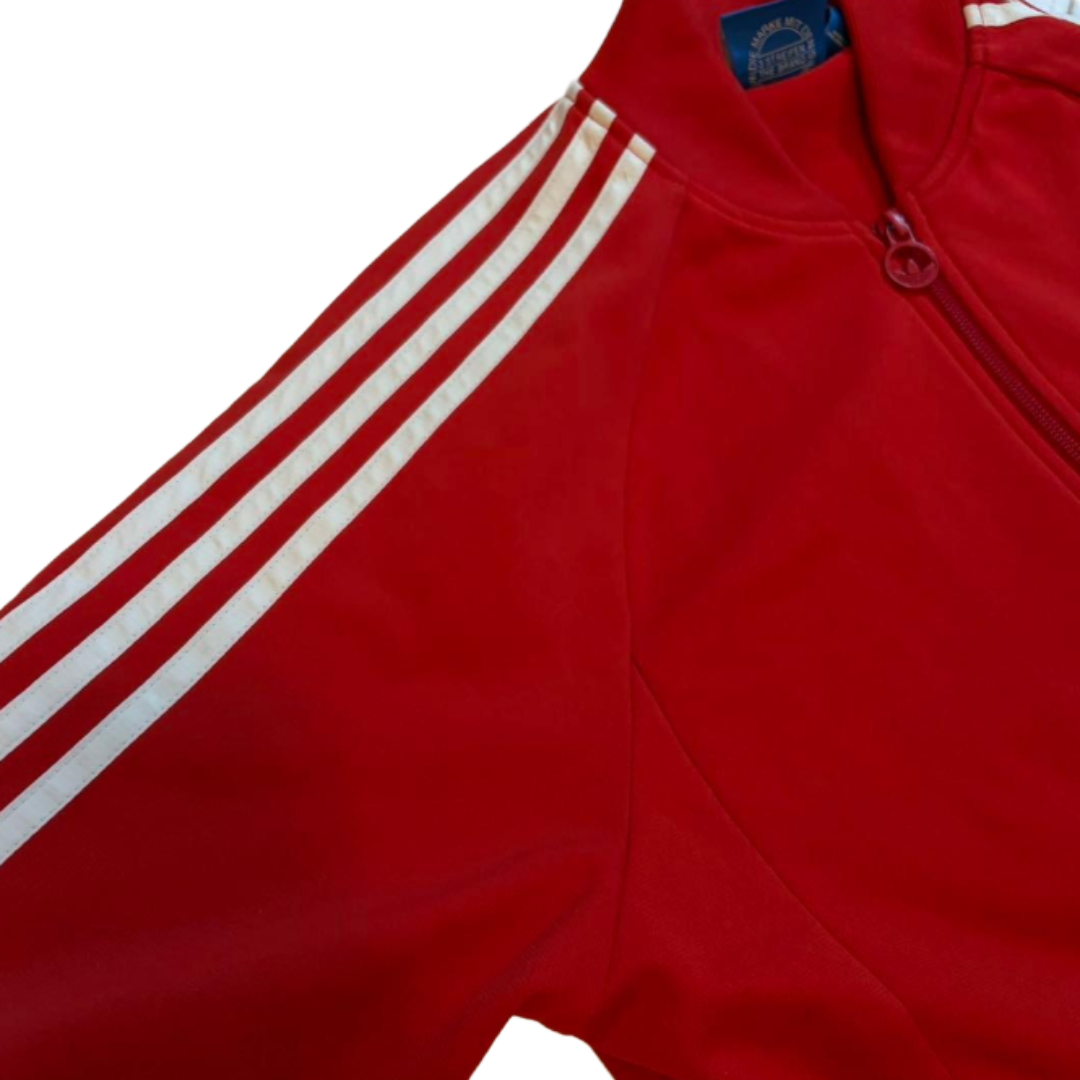 adidas 阿迪达斯 运动夹克 Superstar 运动上衣 红色 S
