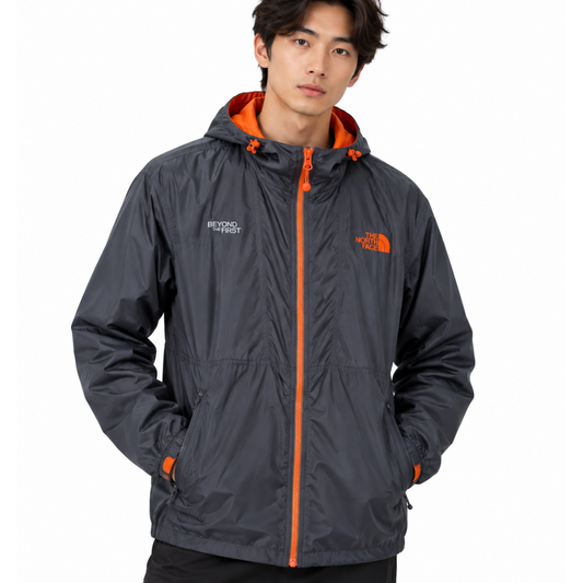 THE NORTH FACE ノースフェイス 企業ロゴ ナイロンジャケットXL