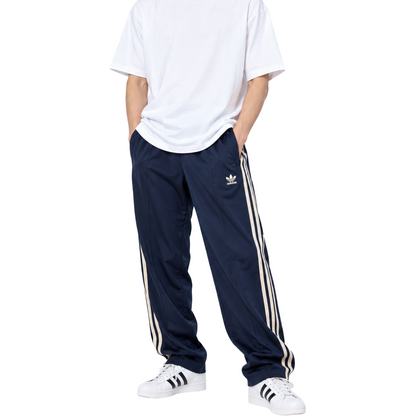 adidas アディダス スーパースターシリーズ トラックパンツ ジャージ　ネイビー M