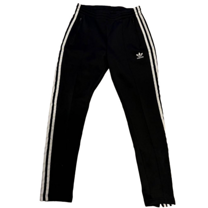 adidas アディダス トラックパンツ ジャージ スリムタイプ 黒 S