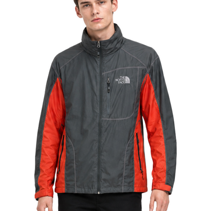 THE NORTH FACE FLIGHT SERIES ジャケット グレー/レッド M